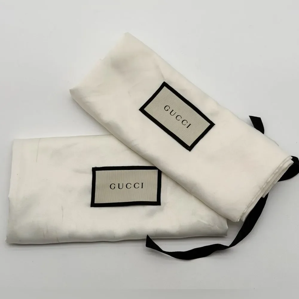 Gucci Pilar GG Marmont Leather Espadrille Slide Sandals Red Matelassé EU 38 US 8 - Picture 12 of 12